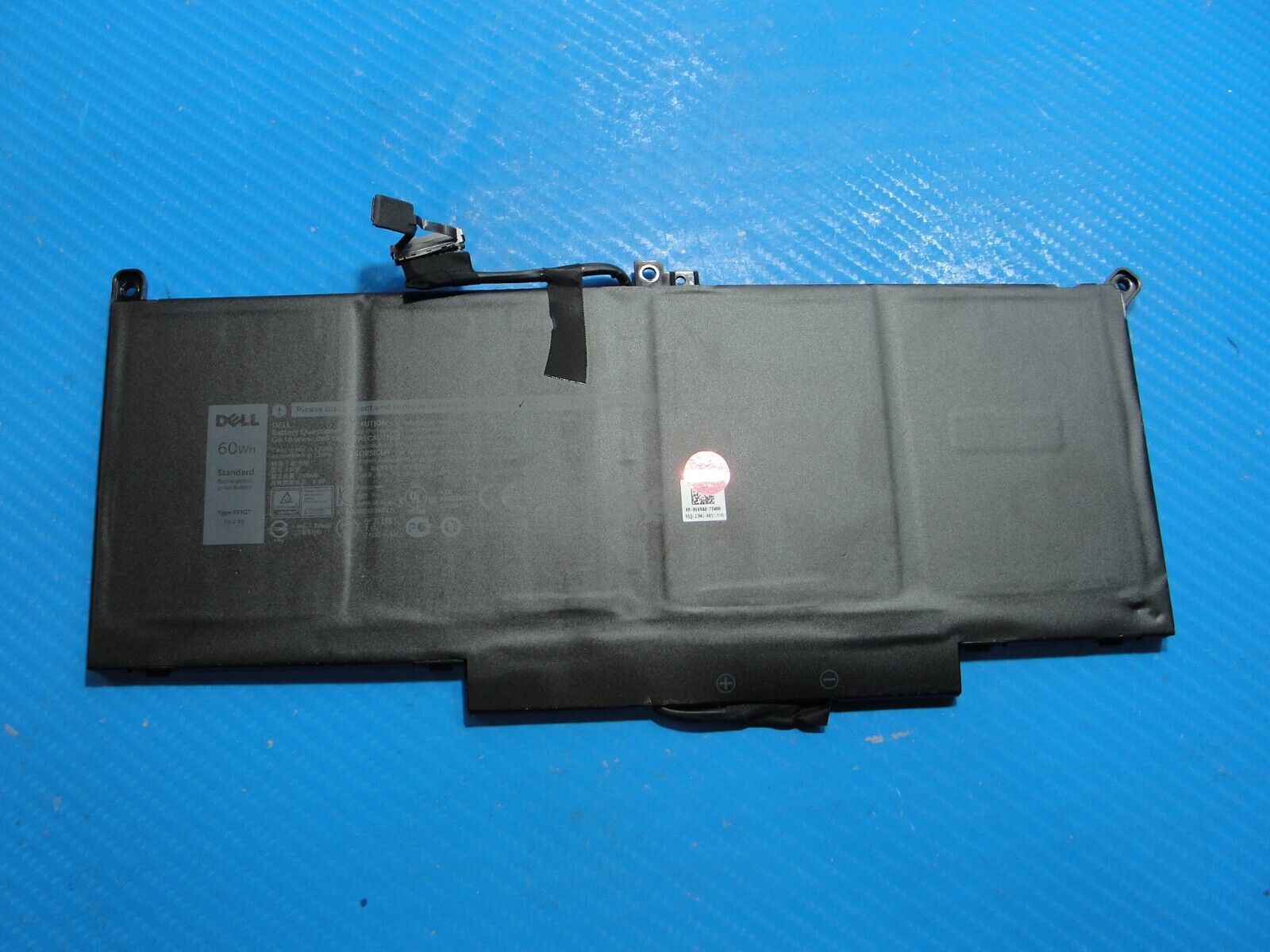 Dell Latitude 14” 7490 OEM Battery 7.6V 60Wh 7500mAh V4940 F3YGT Excellent