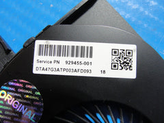 HP Omen 15-ce018dx 15.6" Genuine Laptop CPU Cooling Fan 929455-001