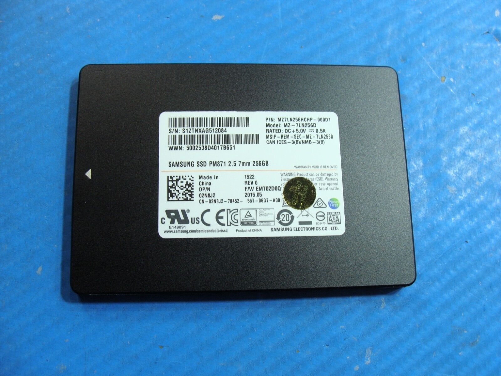 Dell 13 7353 Samsung 256GB 2.5