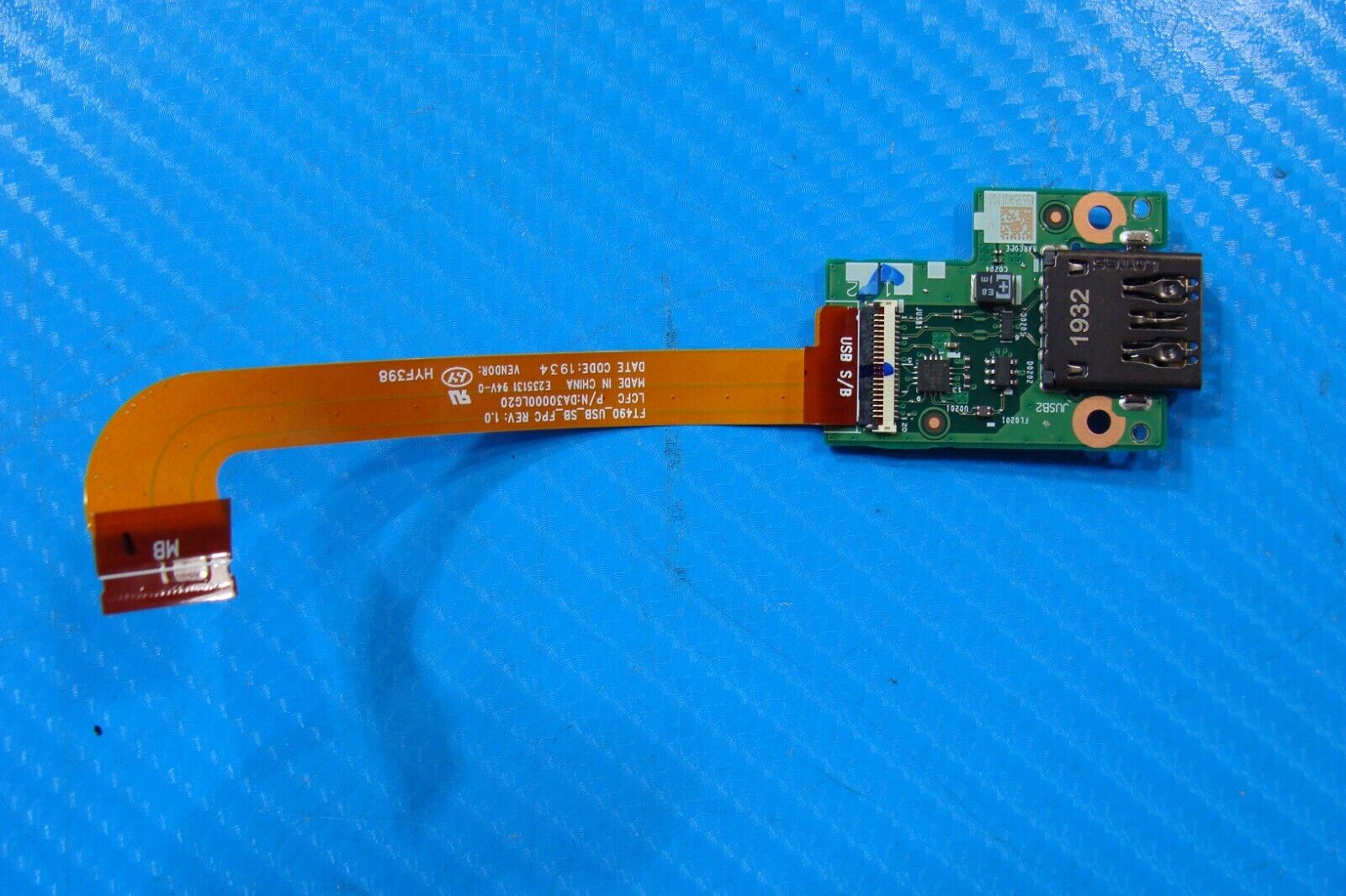 Lenovo ThinkPad 14” P43s Genuine Laptop USB Port Board w/Cable NS-B901