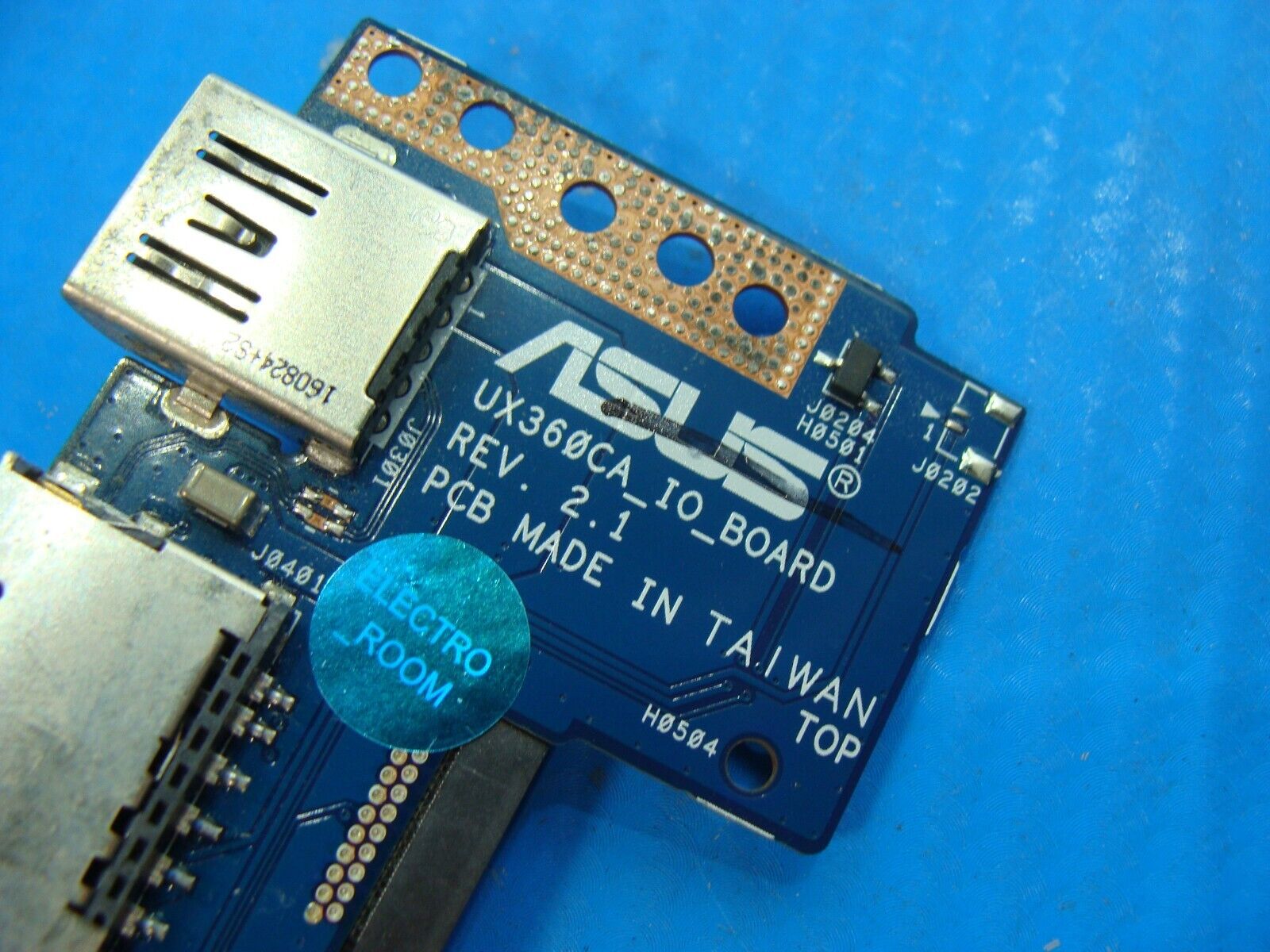 Asus ZenBook Flip UX360CAK USB Audio Card Reader Board w/Cable 60NB0BA0-IO2020