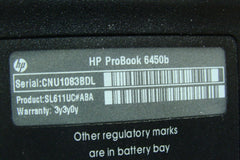 HP ProBook 6450b 14" Genuine Laptop Bottom Base Case w/Cover Doors 613330-001