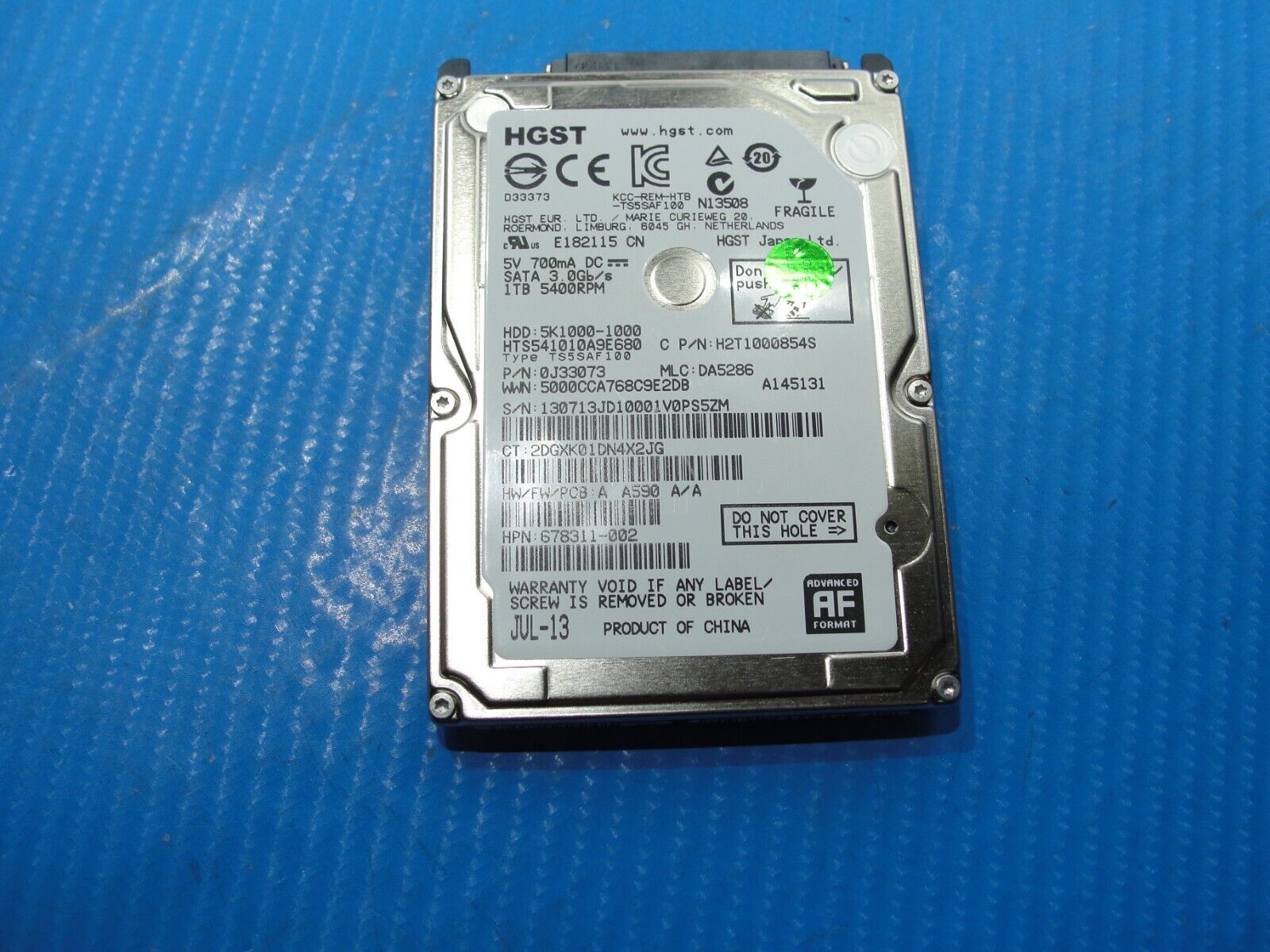 HP m7-j010dx HGST 1TB SATA 2.5