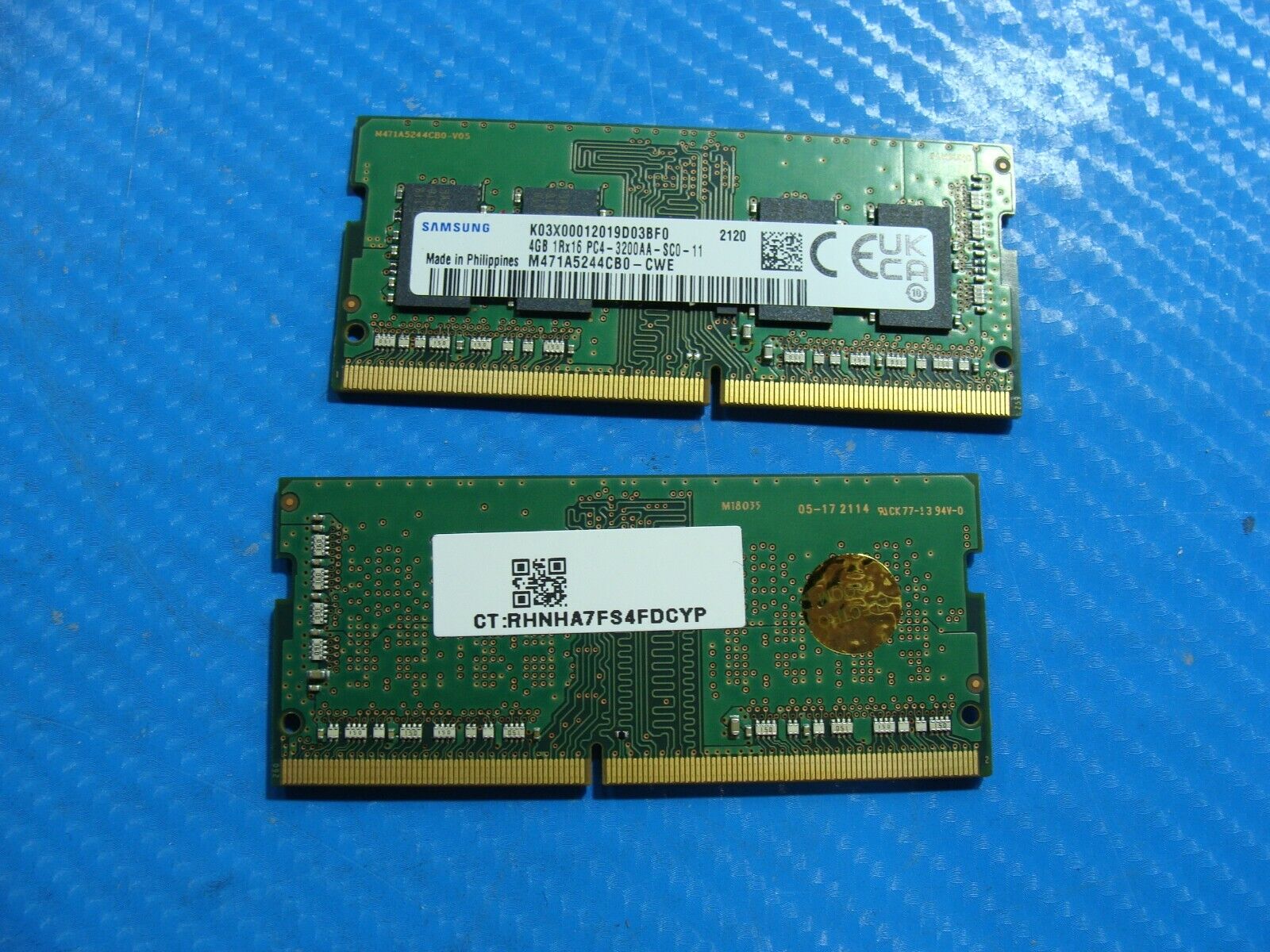 HP 16-d0013dx Samsung 8GB (2x4GB) PC4-3200AA Memory RAM SO-DIMM M471A5244CB0-CWE