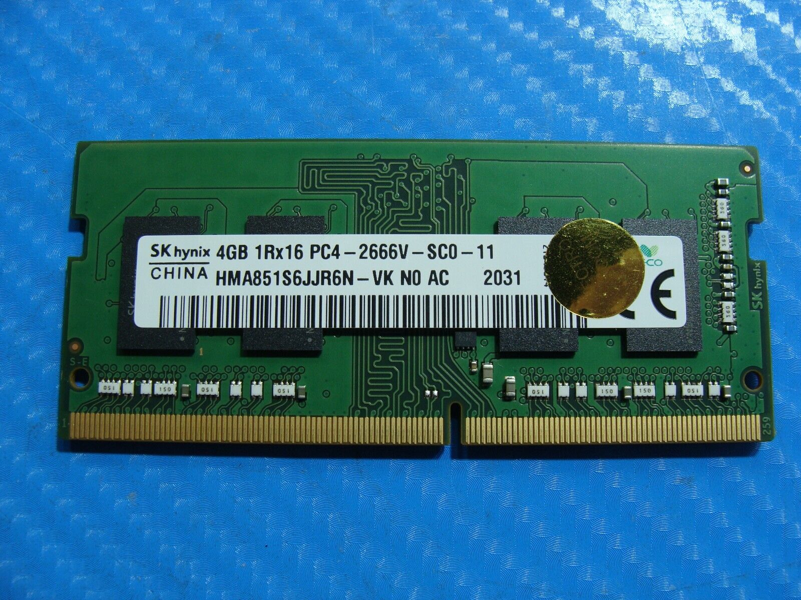 HP 15-dy1043dx SK Hynix 4GB PC4-2666V Memory RAM SO-DIMM HMA851S6JJR6N-VK