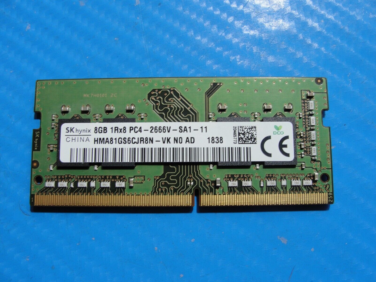 Acer AN515-53 SK Hynix 8GB 1Rx8 PC4-2666V Memory RAM SO-DIMM HMA81GS6CJR8N-VK