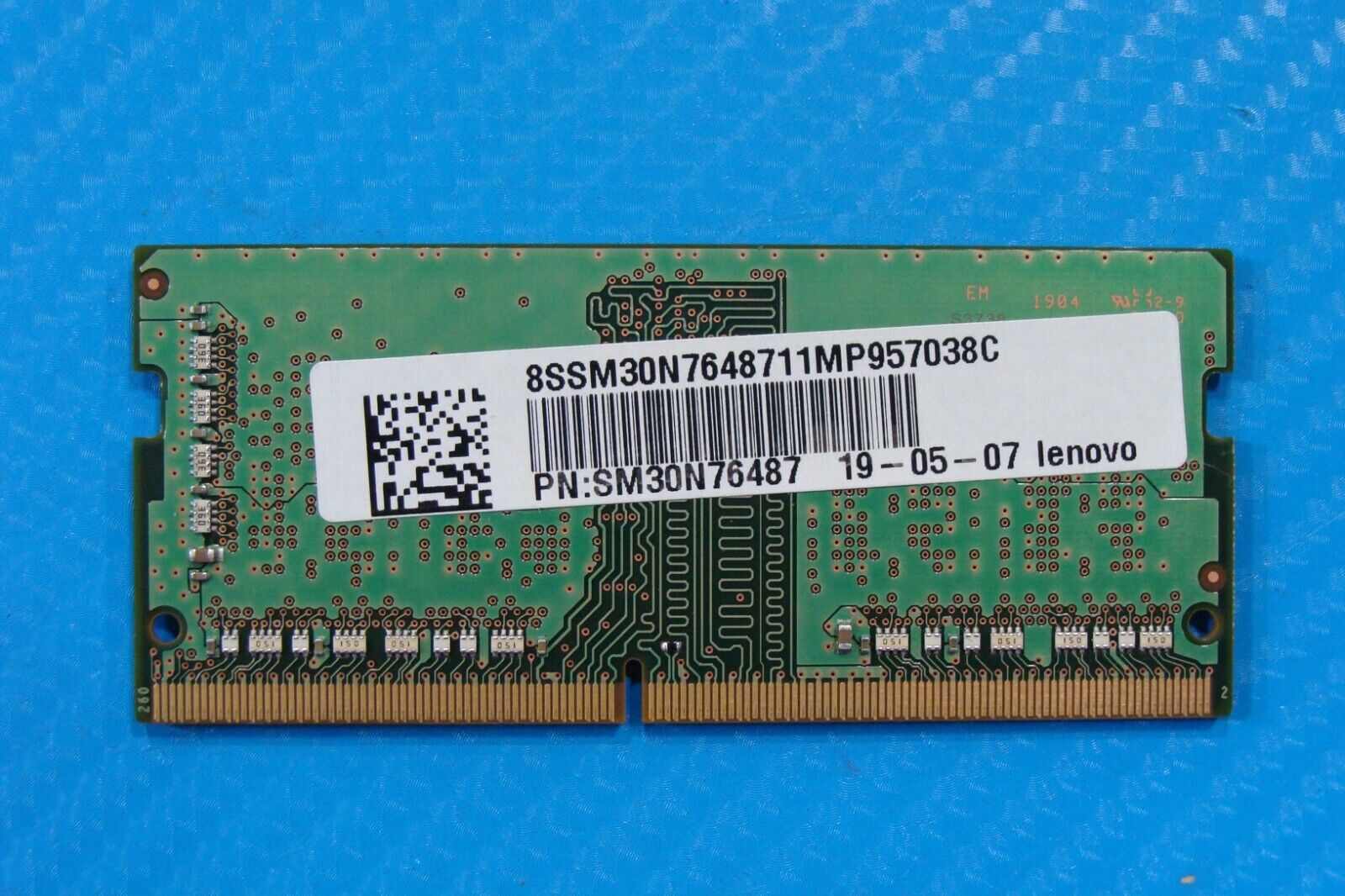 Lenovo 130-15AST Samsung 4GB 1Rx16 PC4-2666V SO-DIMM Memory RAM M471A5244CB0-CTD