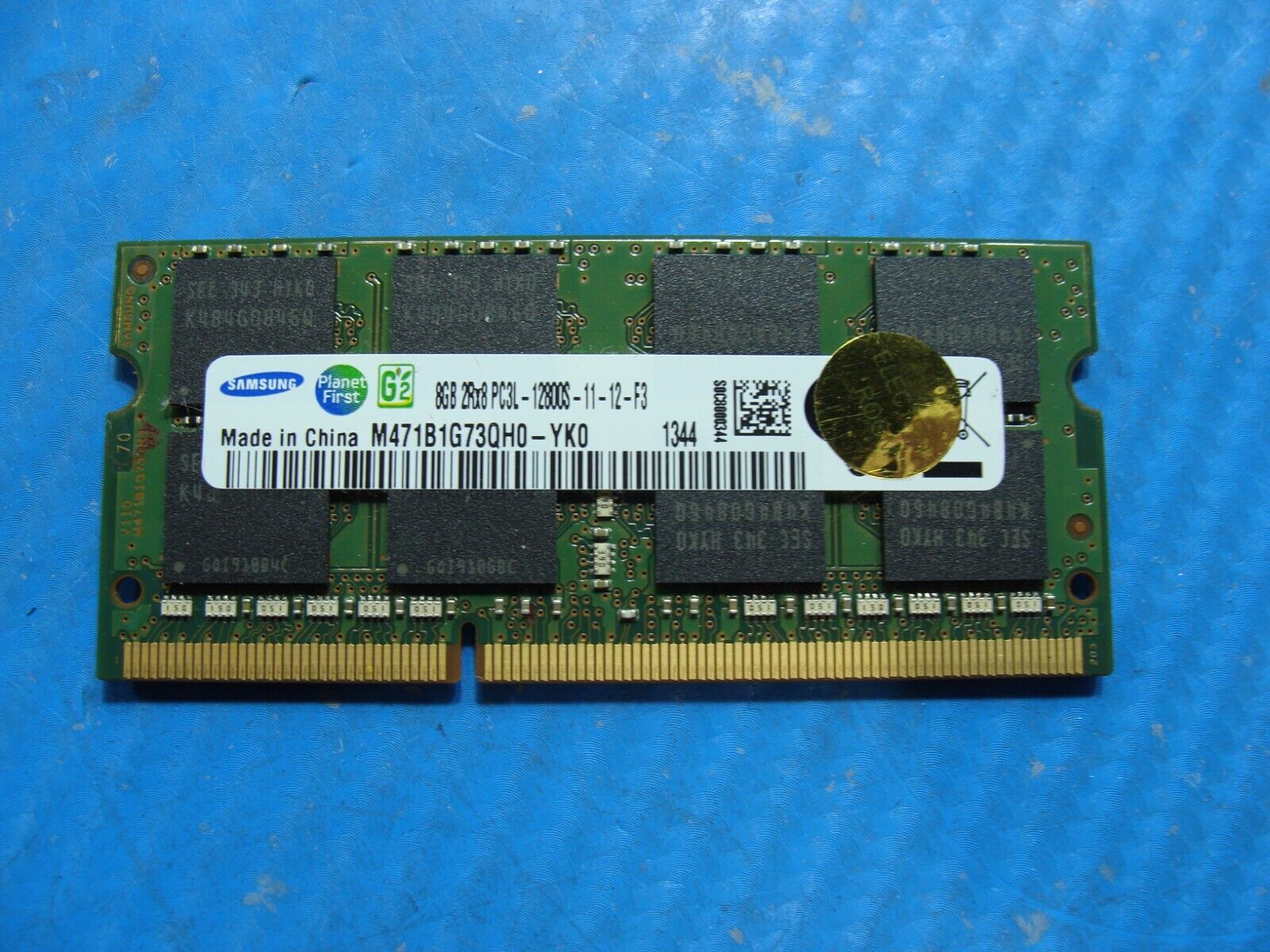 Sony SVF15N26CXB Samsung 8GB PC3L-12800S Memory RAM SO-DIMM M471B1G73QH0-YK0