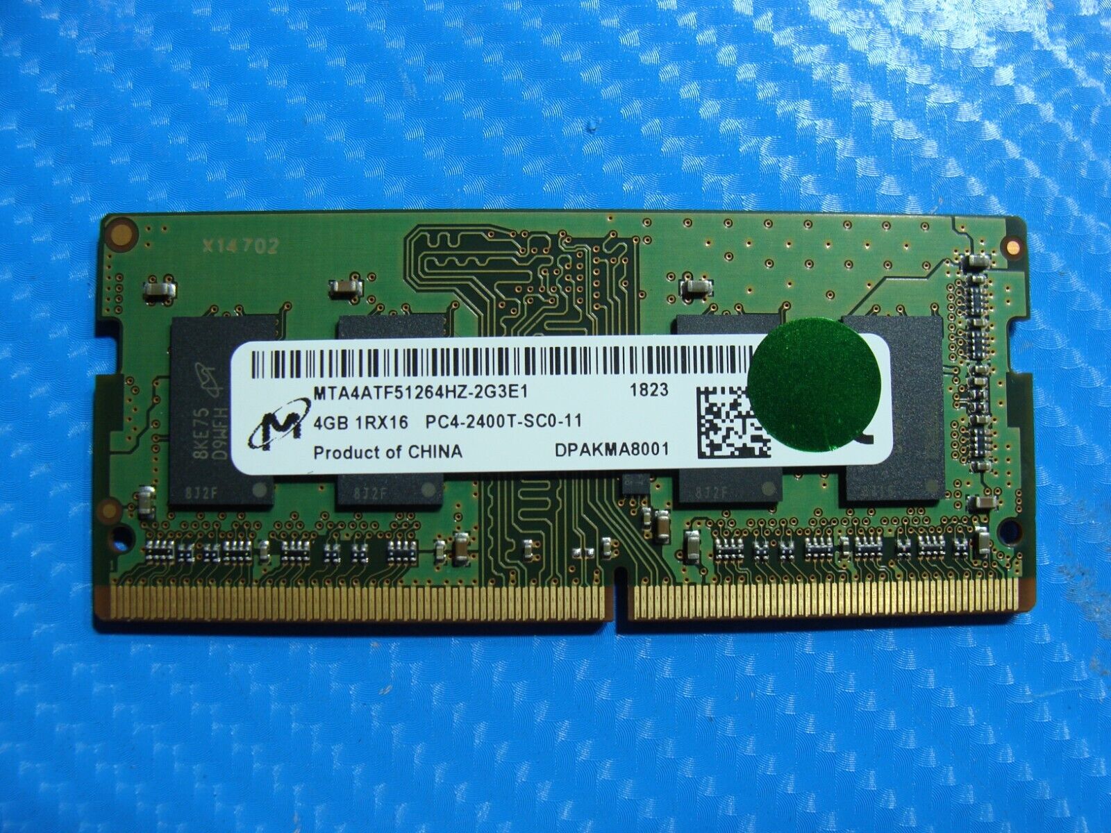 Dell 7490 Micron 4GB 1Rx16 PC4-2400T SO-DIMM Memory RAM MTA4ATF51264HZ-2G3E1