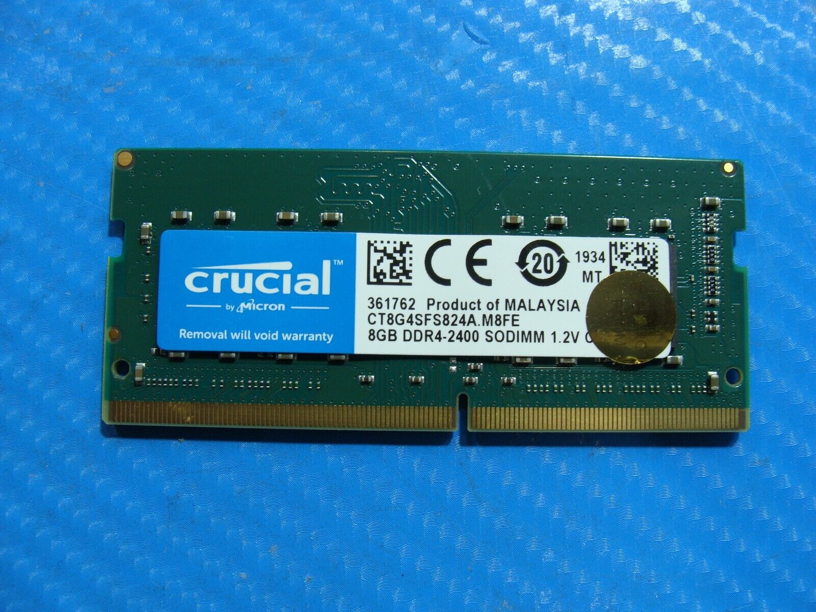 Lenovo E595 Crucial 8GB DDR4-2400 Memory RAM SO-DIMM CT8G4SFS824A.M8FE