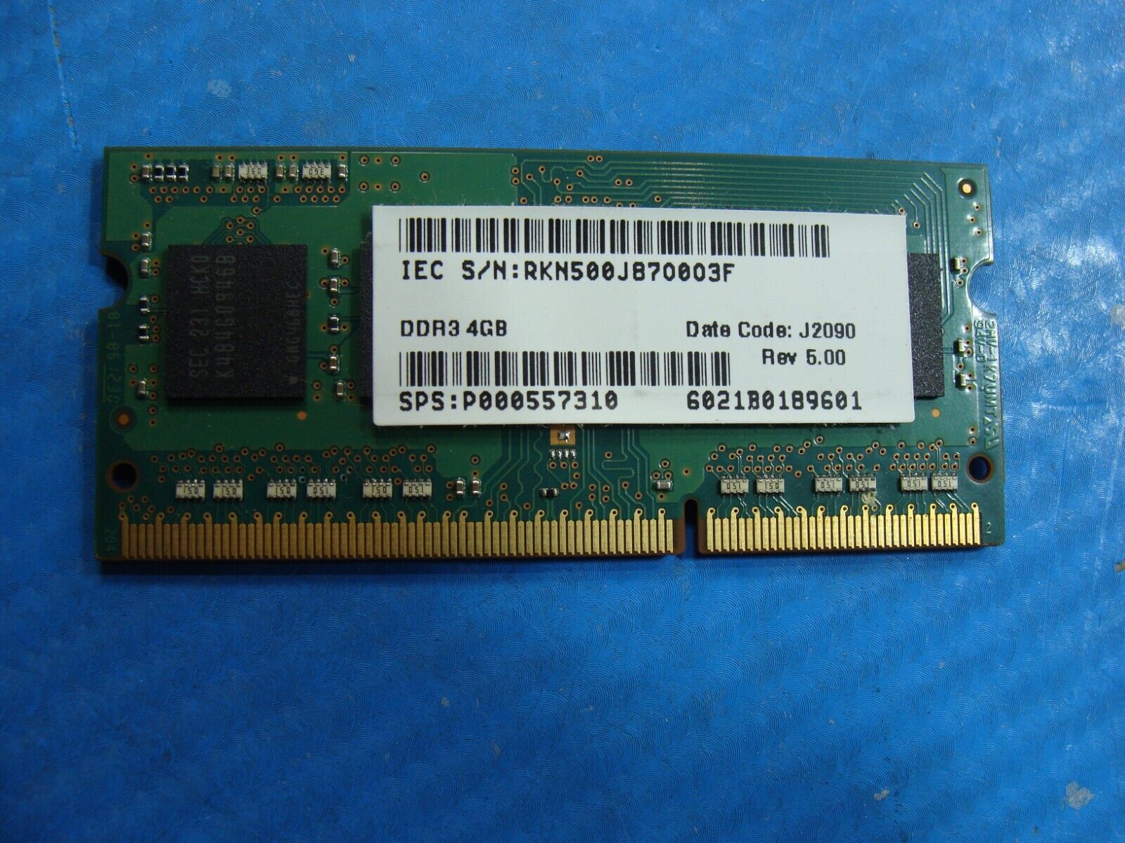 Toshiba L955-S5370 Samsung 4GB PC3-12800S SO-DIMM Memory RAM M471B5173BH0-CK0