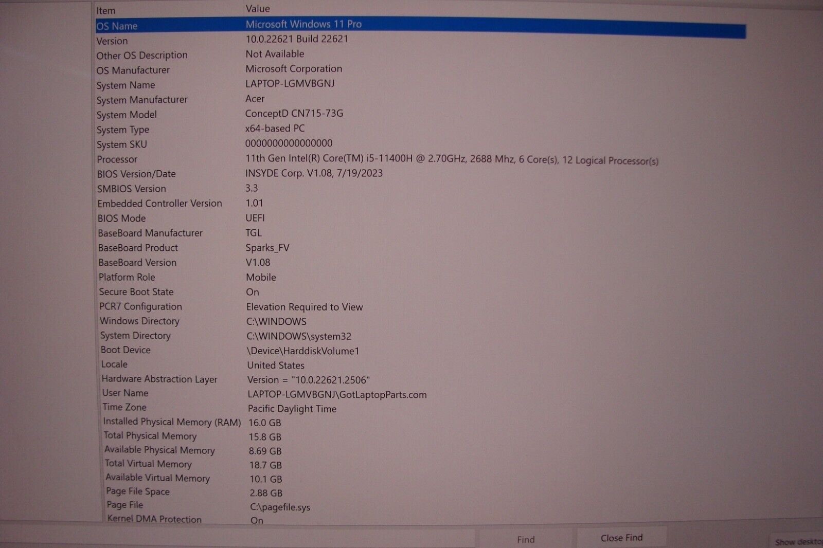 Acer ZSpace ConceptD 15.6