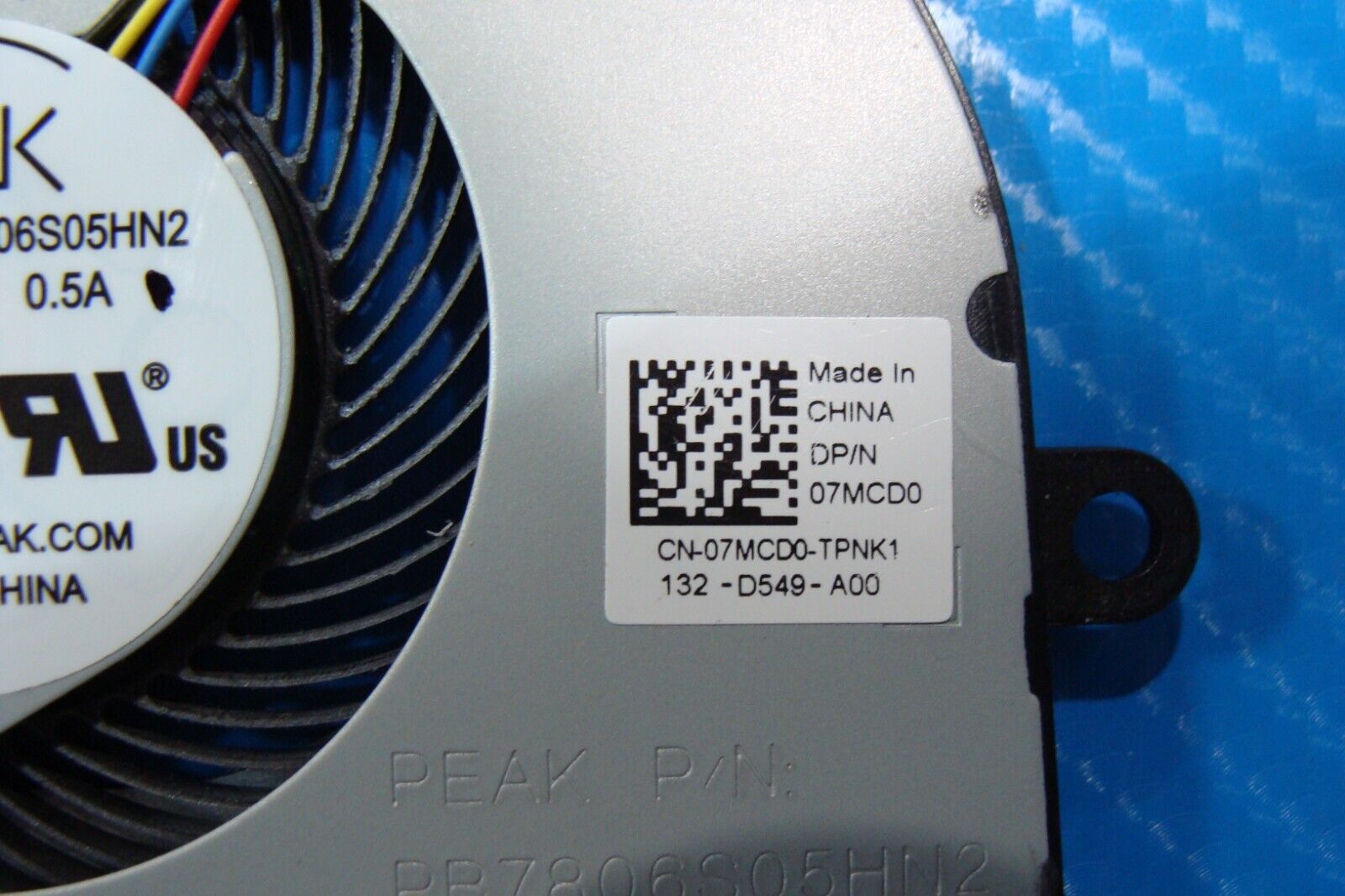 Dell Vostro 15.6” 3500 Genuine Laptop CPU Cooling Fan 7MCD0 DC28000K7E0