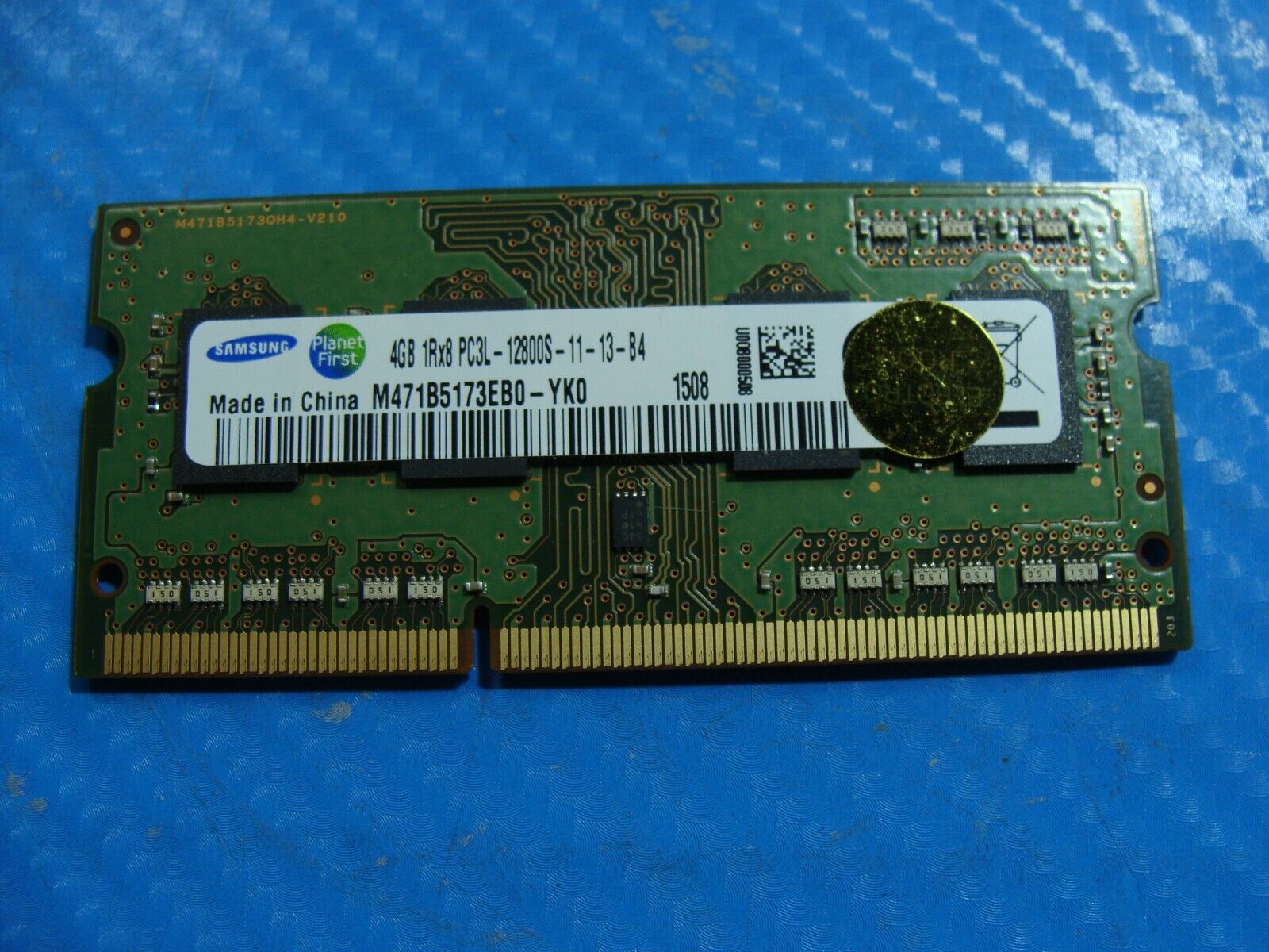 Lenovo G50-80 Samsung 4GB 1Rx8 PC3L-12800S Memory RAM M471B5173EB0-YK0