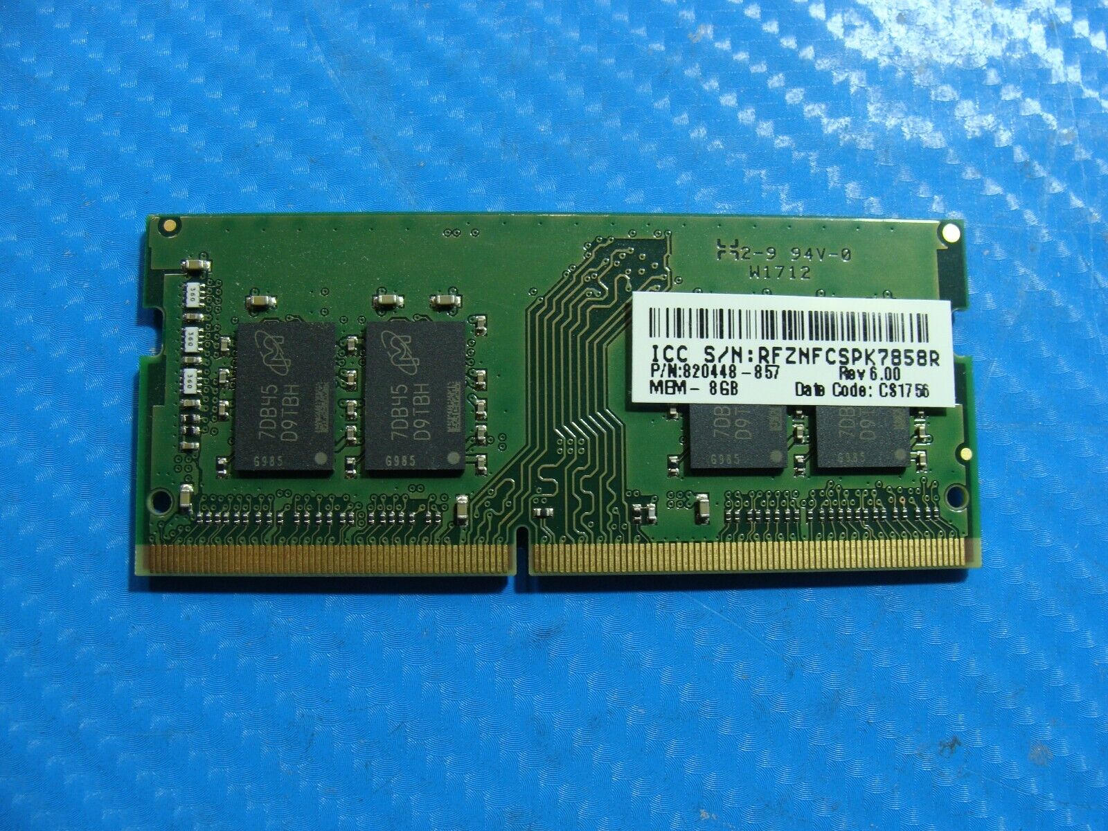 HP 17-u163cl Kingston 8GB 1Rx8 PC4-2400R Memory RAM SO-DIMM HP24D4S7S8MBP-8