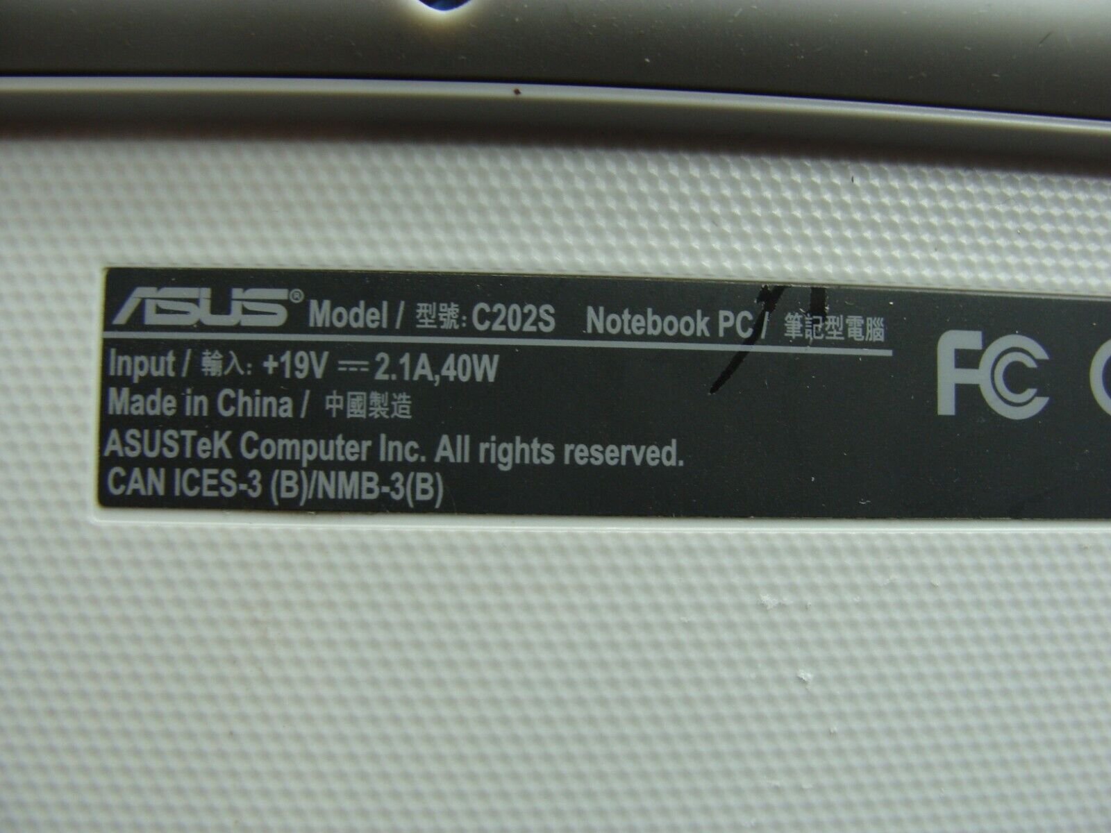 Asus Chromebook C202SA-YS01 11.6