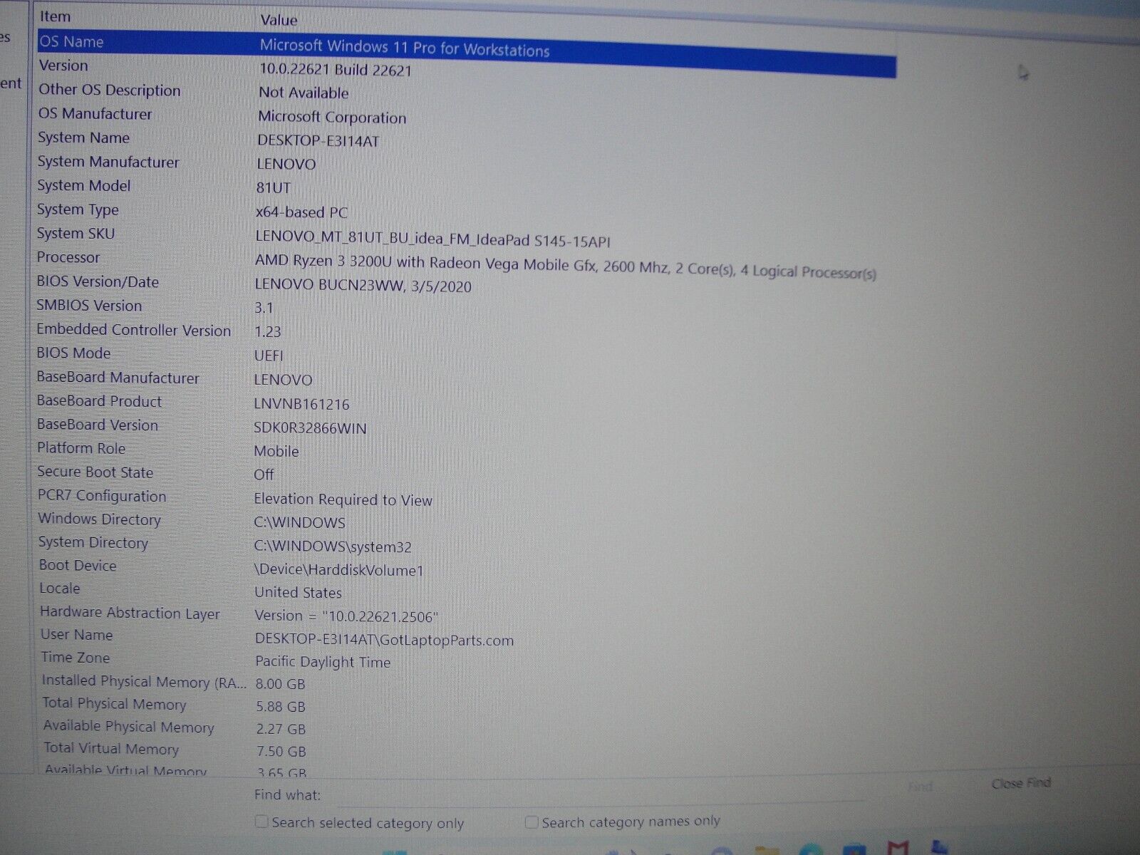 Lenovo IdeaPad S145-15API 15.6