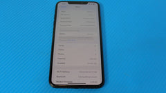 Apple iPhone XS Max - 256 GB - Silver (Unlocked) /Cracked back /READ