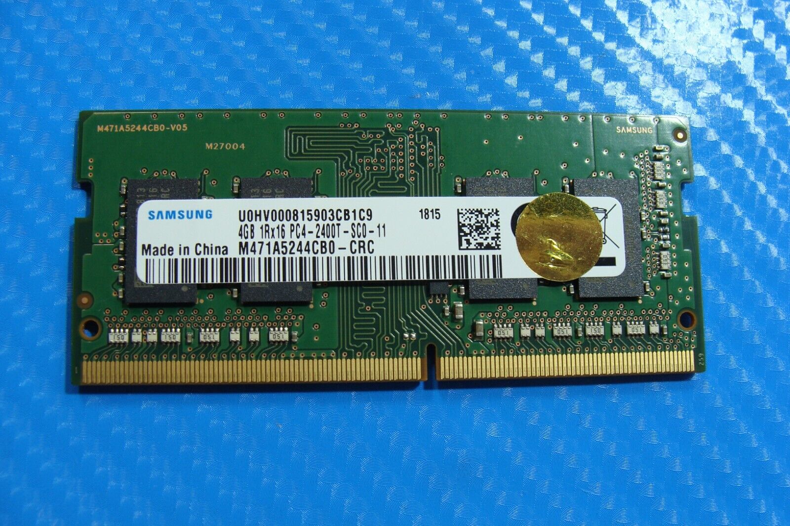 Lenovo 330-17IKB Samsung 4GB 1Rx16 PC4-2400T Memory RAM SO-DIMM M471A5244CB0-CRC