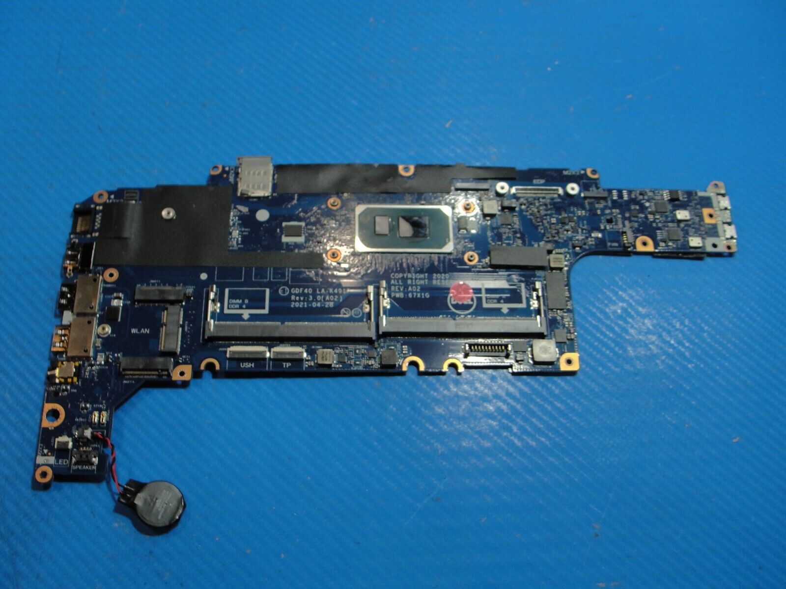 Dell Latitude 14” 5420 OEM Intel i5-1145G7 2.6GHz Motherboard 1M3M4 LA-K491P