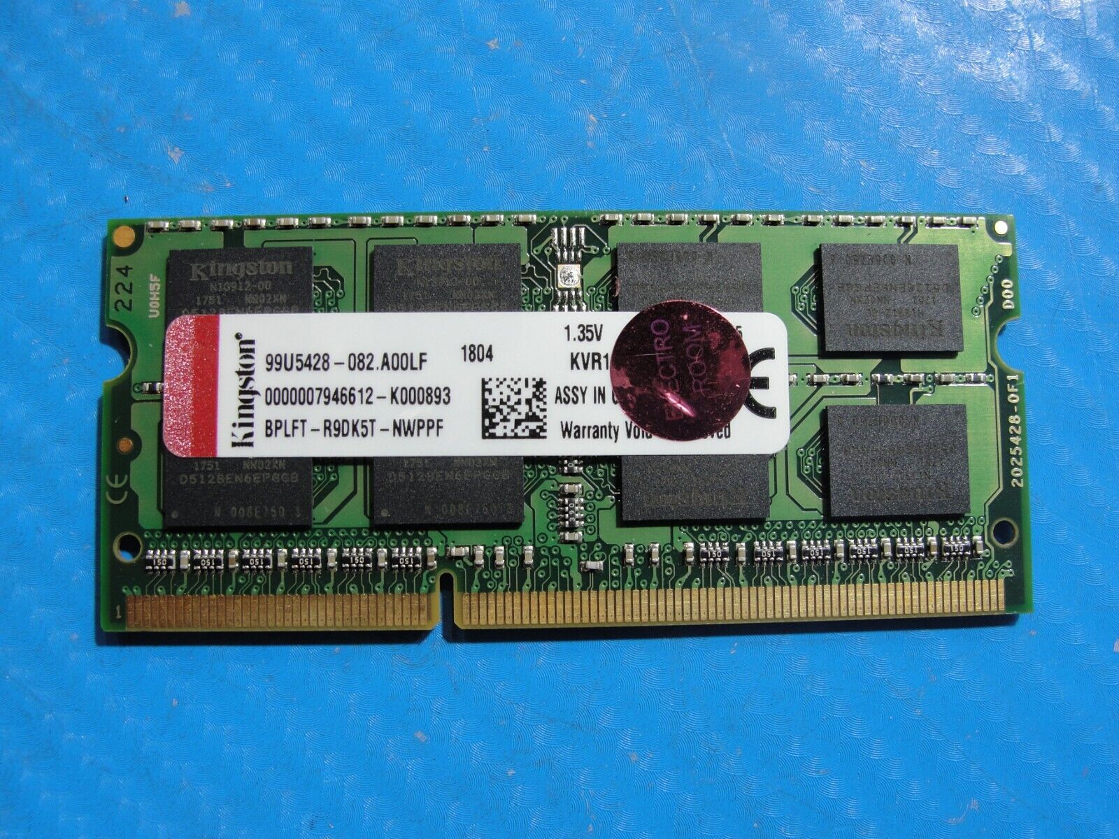 Dell 15 7559 Kingston 8GB SO-DIMM Memory RAM 99U5428-082.A00LF