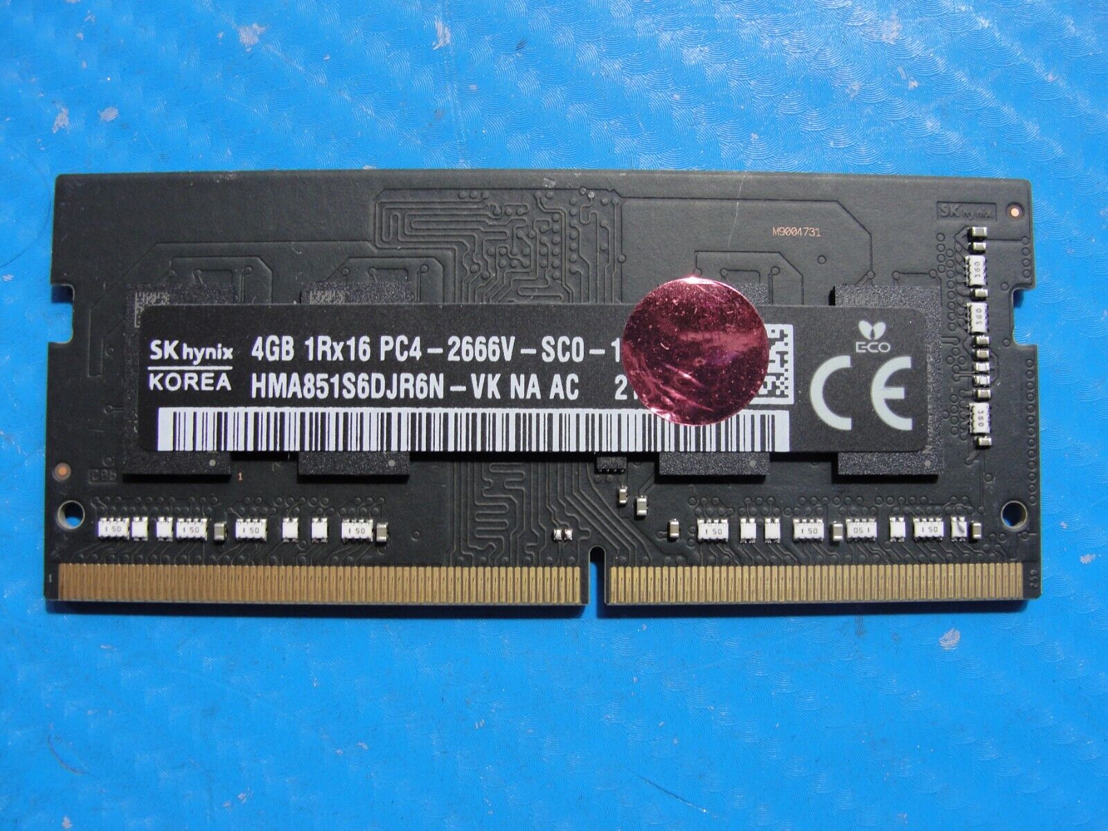 iMac A2115 SK Hynix 4GB 1Rx16 PC4-2666V Memory RAM SO-DIMM HMA851S6DJR6N-VK