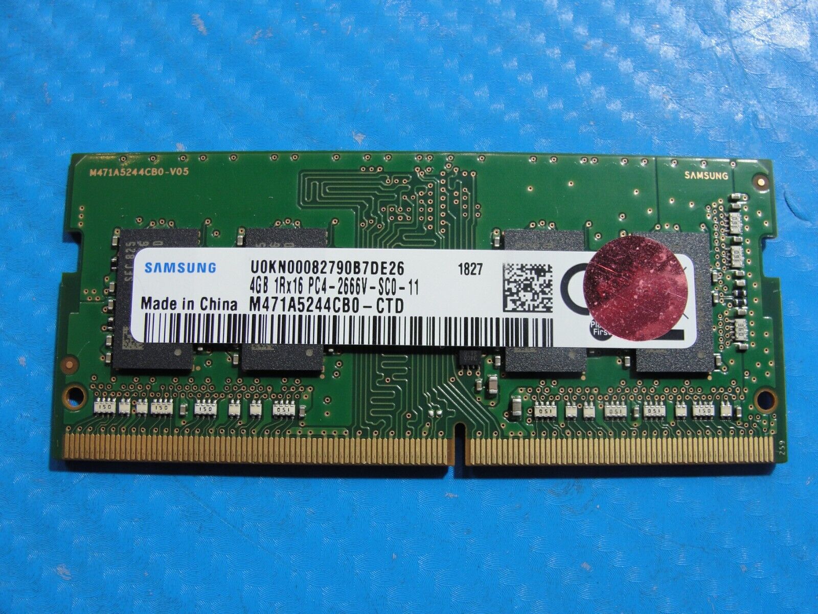 Lenovo 330-15ARR Samsung 4GB 1Rx16 PC4-2666V Memory RAM SO-DIMM M471A5244CB0-CTD