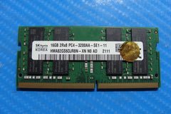 Dell 5550 SK Hynix 16GB 2Rx8 PC4-3200AA Memory RAM SO-DIMM HMA82GS6DJR8N-XN