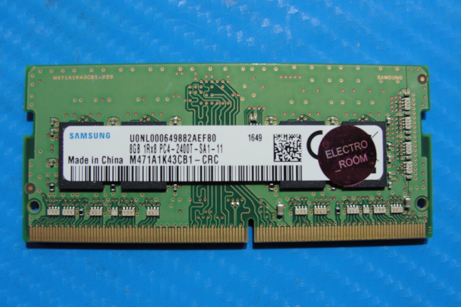 Lenovo 710-15IKB Samsung 8GB 1Rx8 PC4-2400T Memory RAM SO-DIMM M471A1K43CB1-CRC