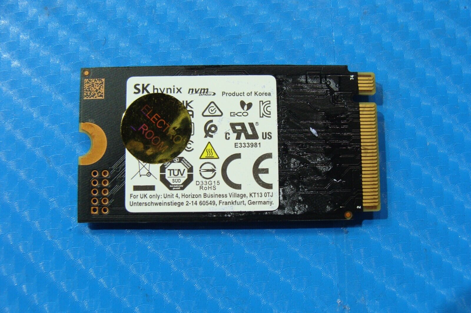 Lenovo E15 Gen 2 SKhynix 256GB M.2 NVME SSD HFM256GD3HX015N 5SS0V26437