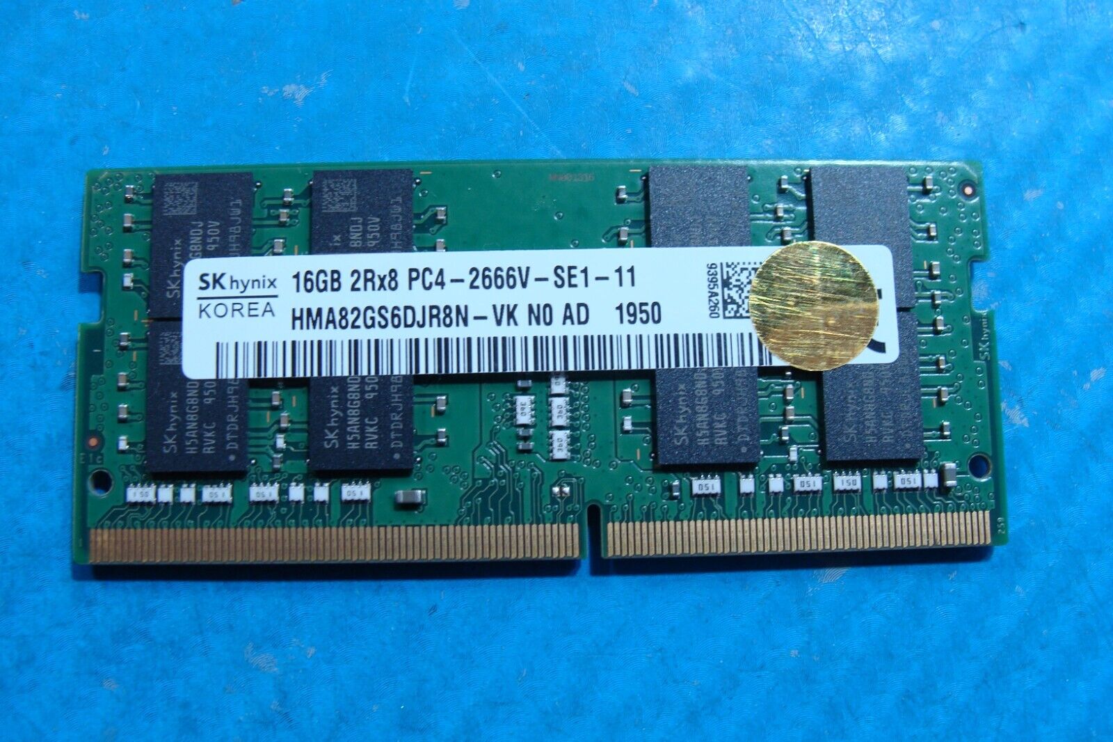 Dell 5400 SK Hynix 16GB 2Rx8 PC4-2666V Memory RAM SO-DIMM HMA82GS6DJR8N-VK