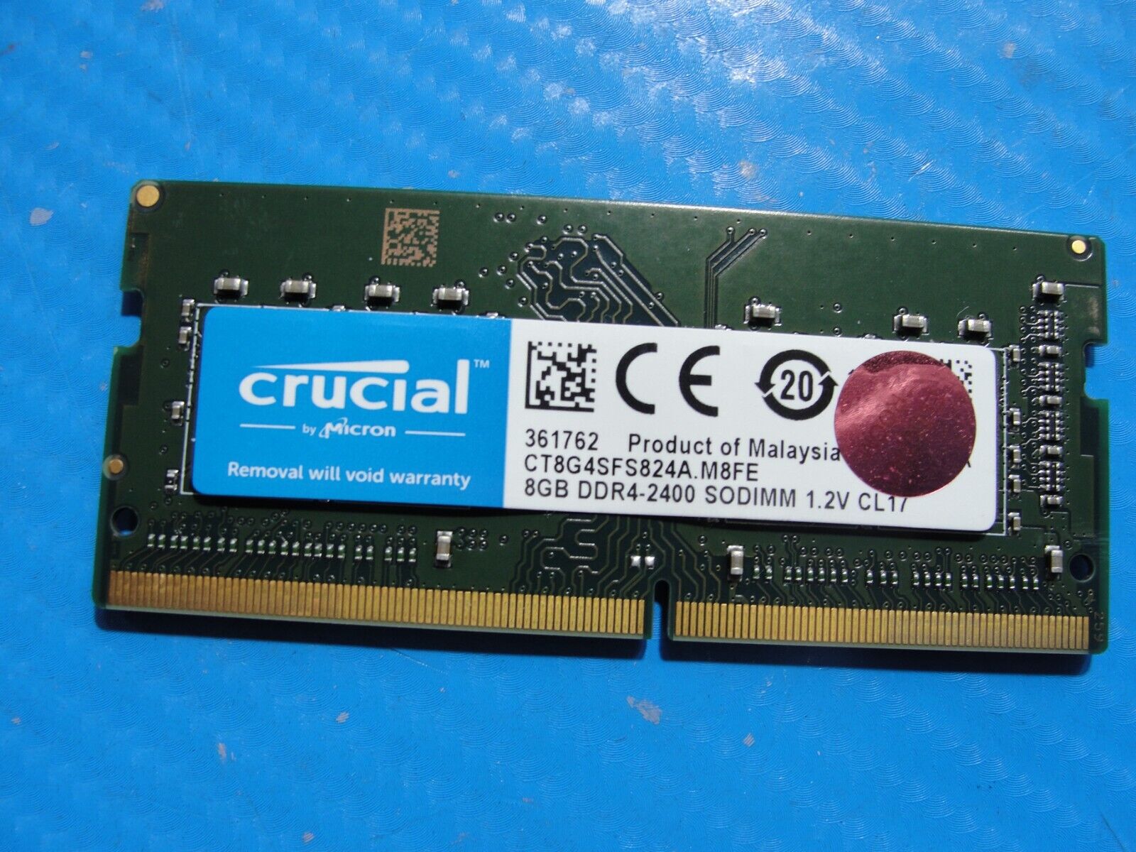 HP 15m-cp0012dx Crucial 8GB DDR4-2400 Memory RAM SO-DIMM CT8G4SFS824A.M8FE