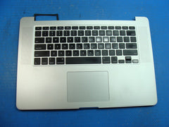 MacBook Pro A1398 15" Mid 2012 MC975LL/A Top Case w/Battery Silver 661-6532