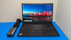 Lenovo ThinkPad X1 Carbon 6th Gen 14"FHD i5-8250U 1.6GHz 8GB 256GB SSD +Charger