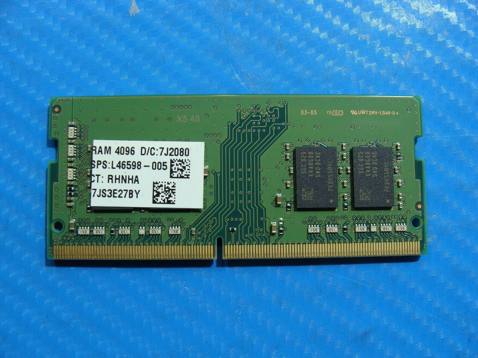 HP 15m-ed0023dx Samsung 8GB 1Rx8 PC4-3200AA Memory RAM SO-DIMM M471A1K43DB1-CWE