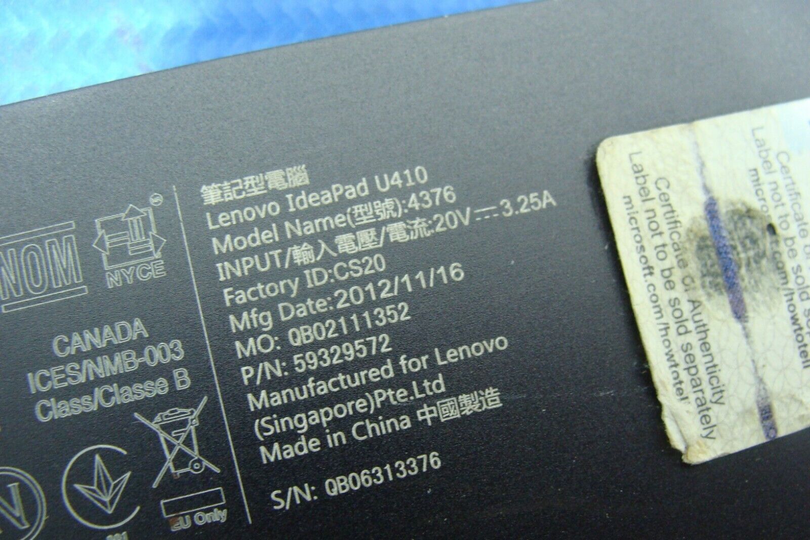 Lenovo IdeaPad U410 14