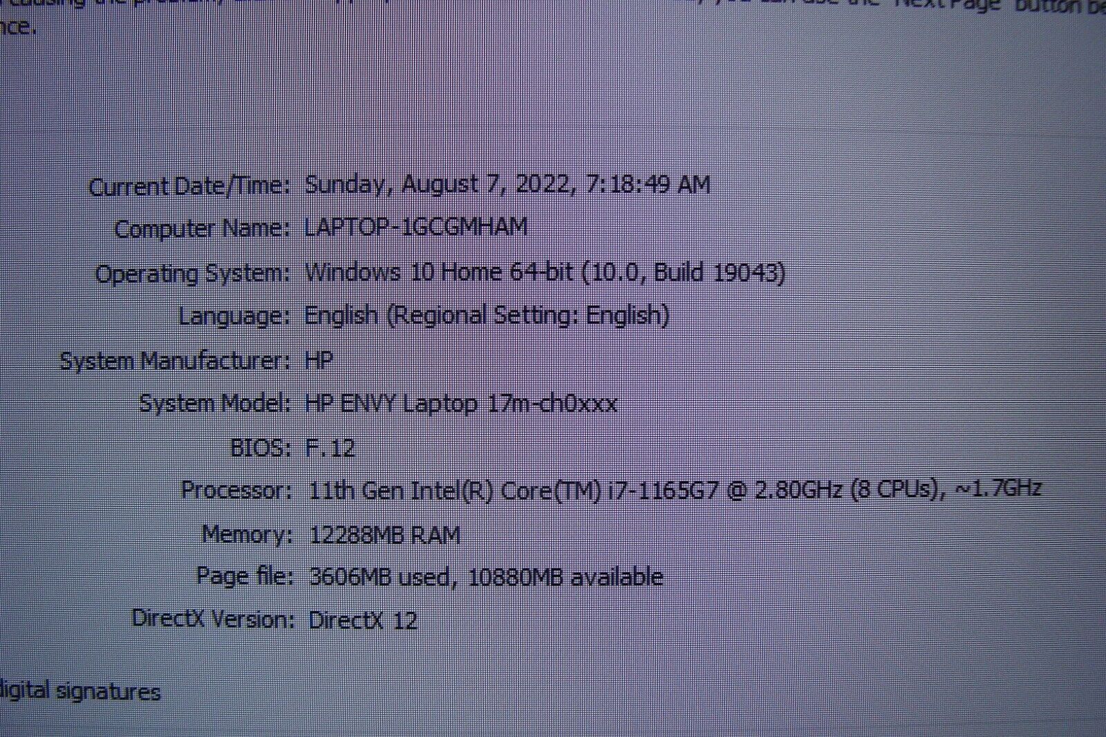 HP ENVY 17m-ch0013dx 17.3