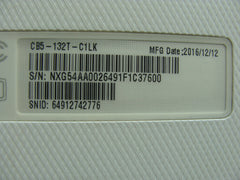 Acer Chromebook CB5-132T-C1LK 11.6" Genuine Bottom Case Base Cover EAZHR00301A