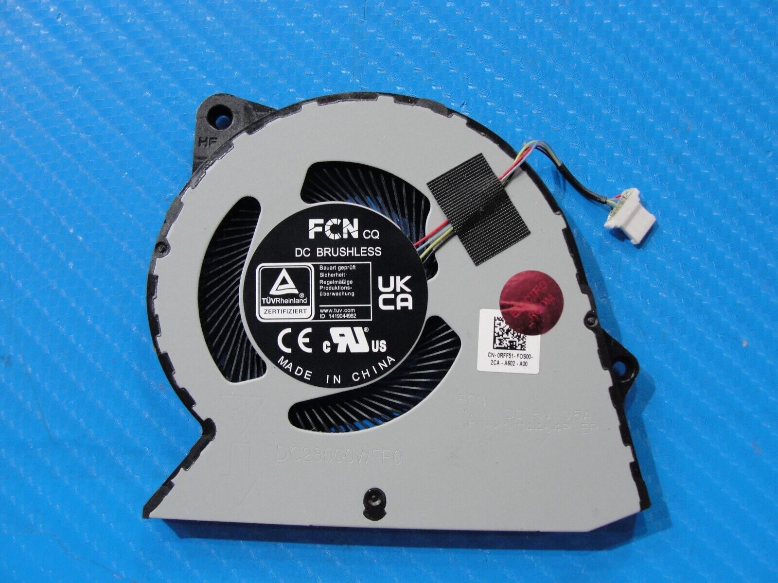 Dell Inspiron 15.6” 3511 Genuine Laptop CPU Cooling Fan RFF51 DC28000WFF0