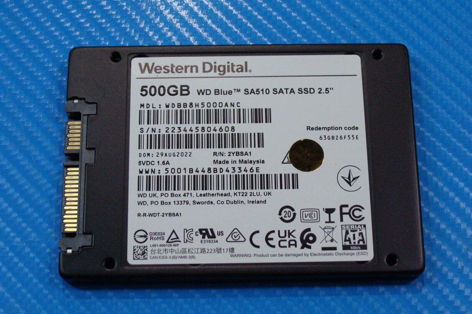 Dell 17 5770 WD Blue 500GB 2.5