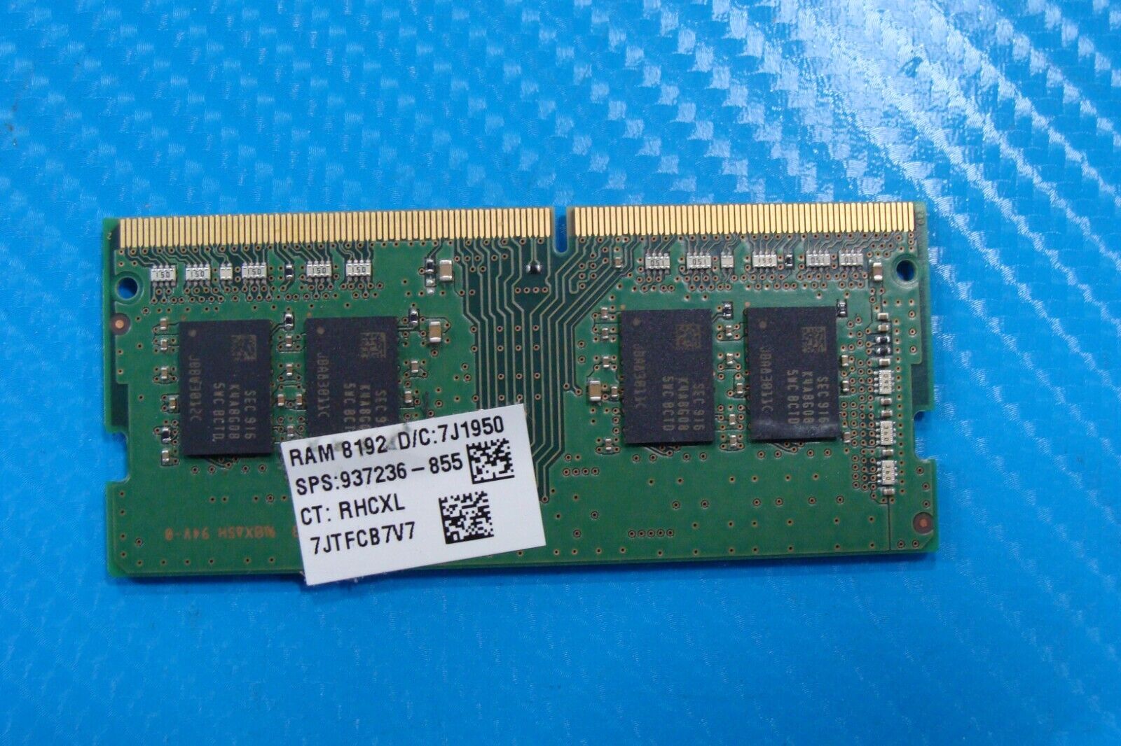 HP 15-dw0037wm Samsung 8GB 1Rx8 PC4-2666V Memory RAM SO-DIMM M471A1K43CB1-CTD