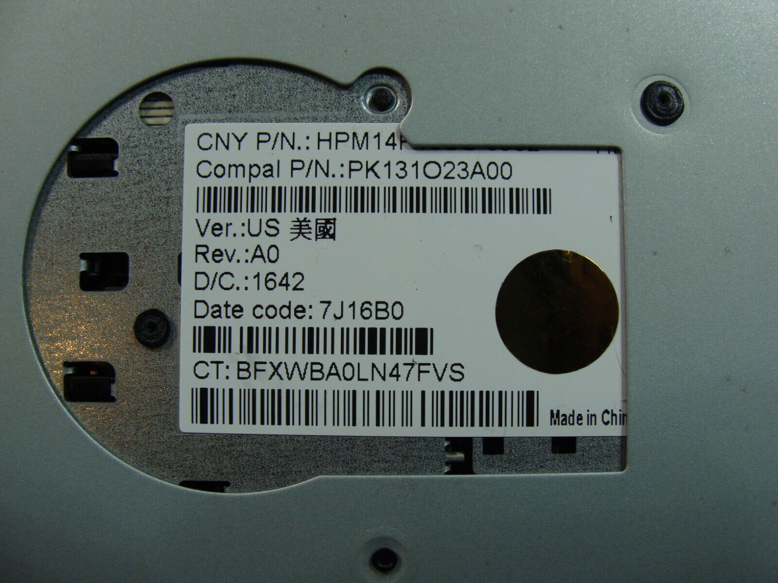 HP 15-ay125nr 15.6