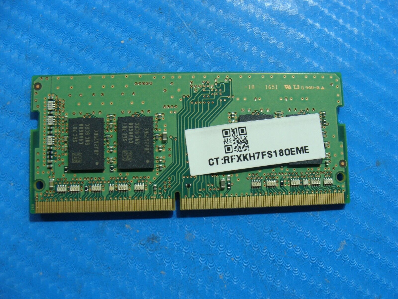 HP 15-au123cl Samsung 8GB 1Rx8 PC4-2400T Memory RAM SO-DIMM M471A1K43CB1-CRC