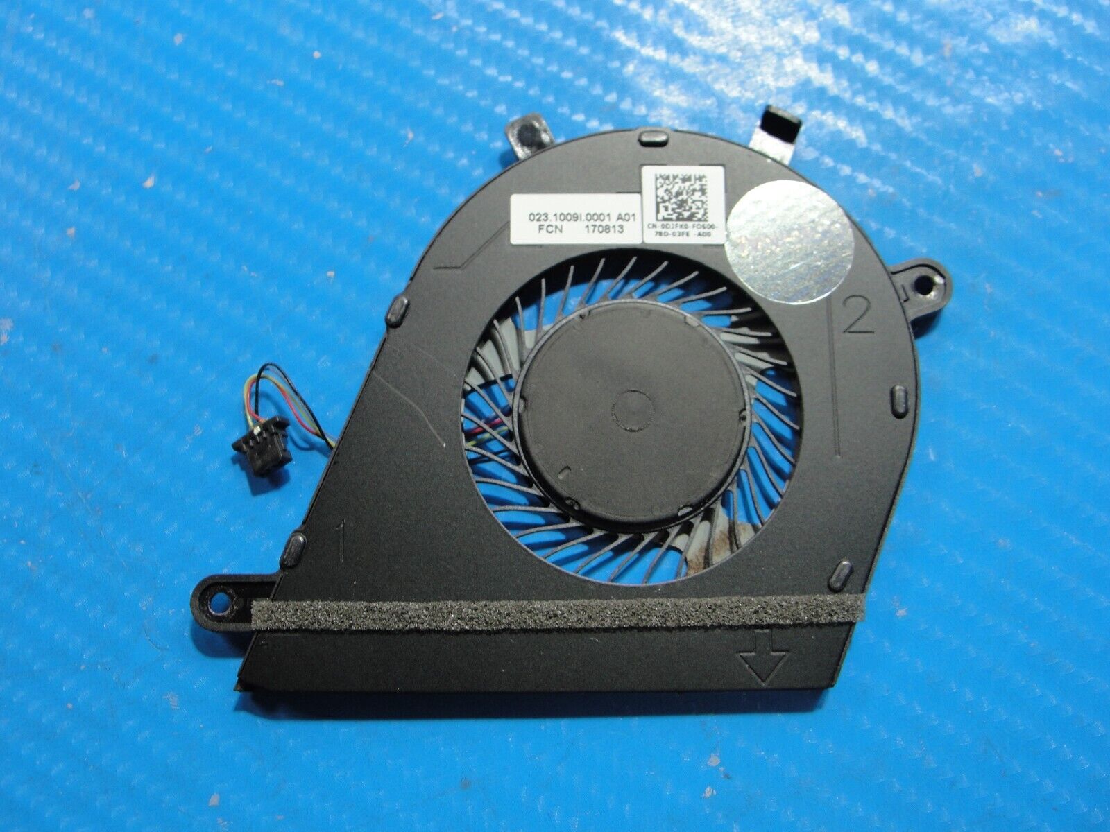 Dell Inspiron 13.3” 13 7373 2-in-1 OEM CPU Cooling Fan DJFK0 023.1009I.0001