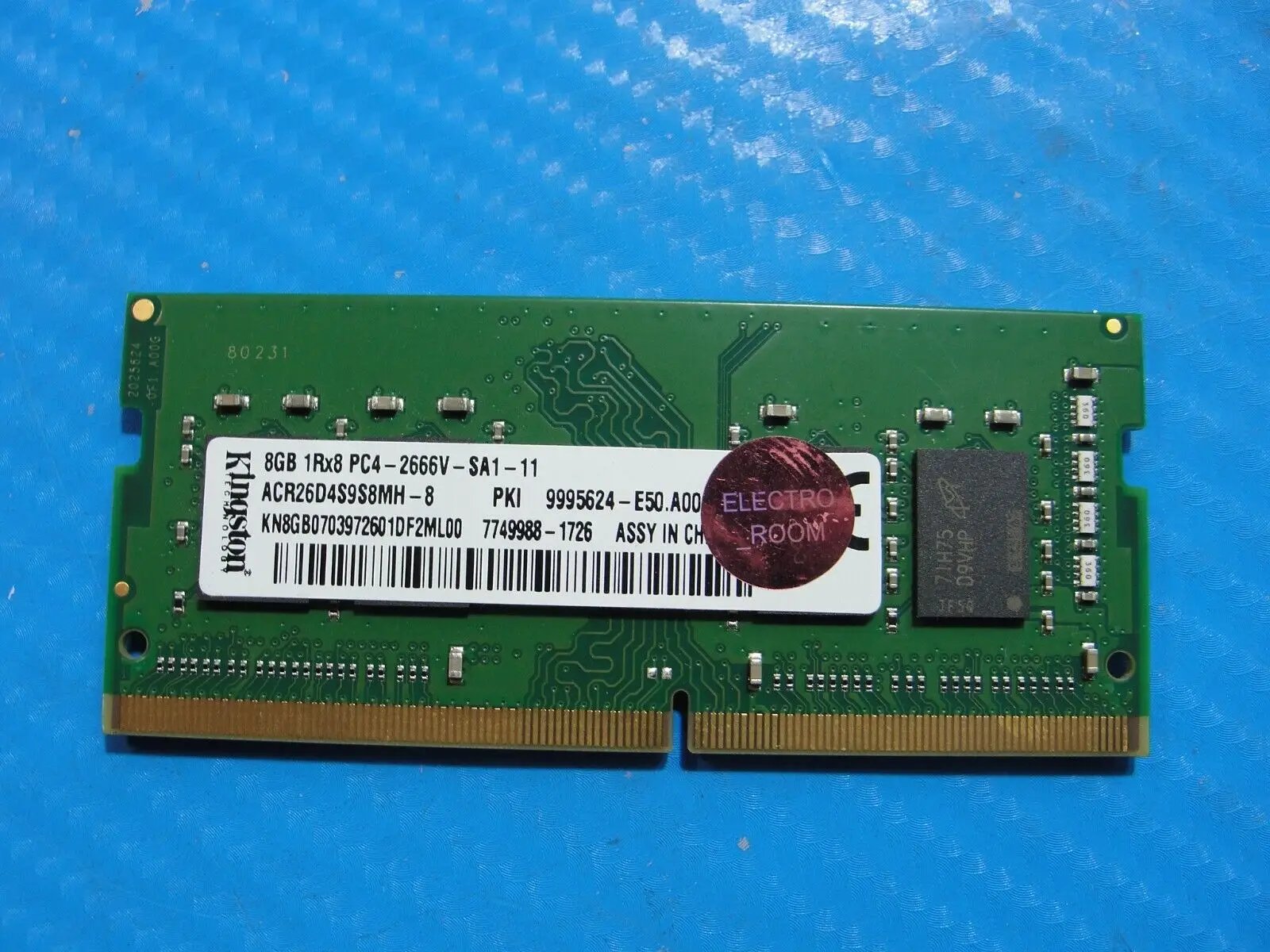 Acer G3-571-77QK Kingston 8GB 1Rx8 PC4-2666V Memory RAM ACR26D4S9S8MH-8