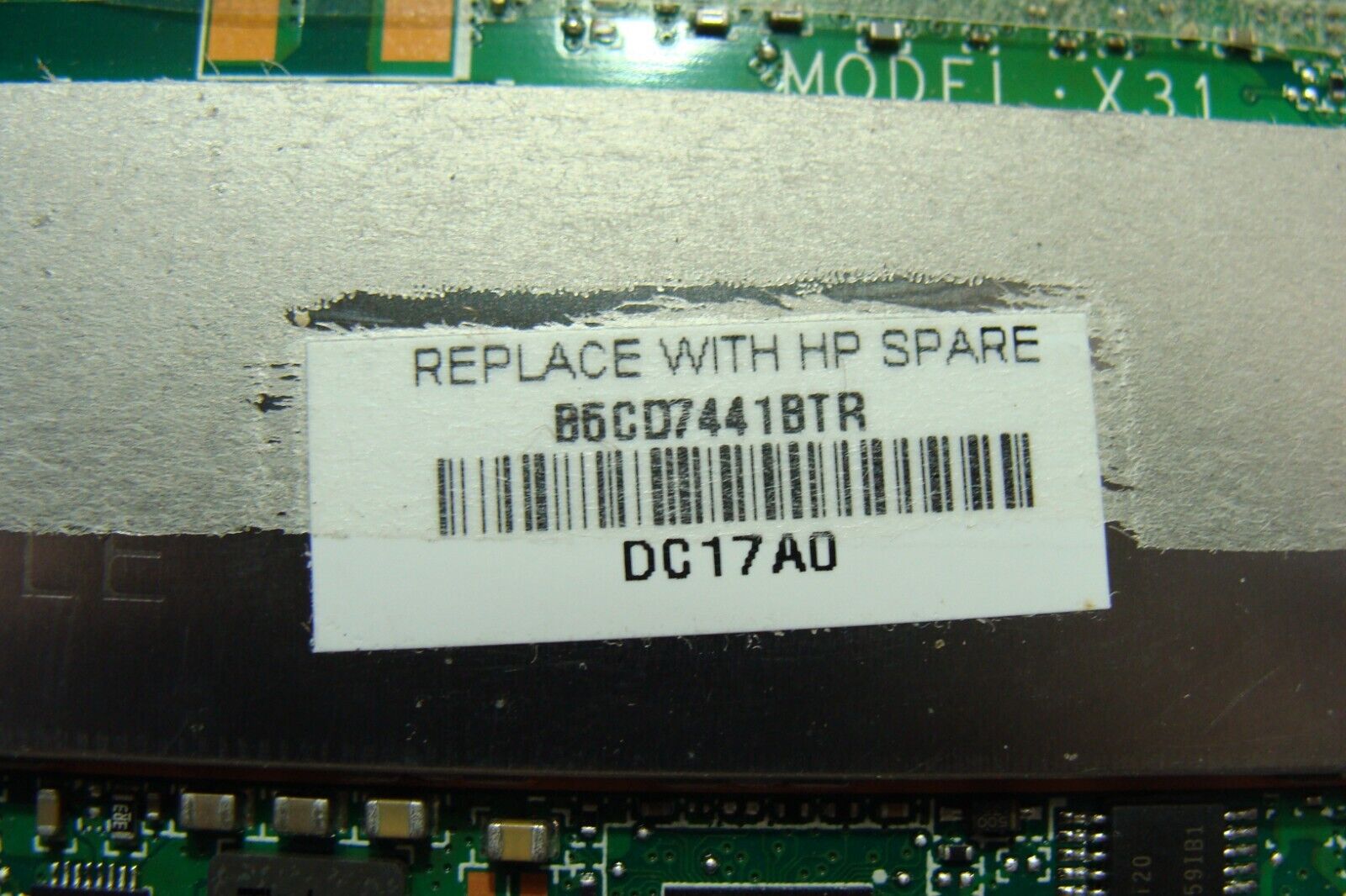 HP Spectre x360 13.3” 13-ac063dx OEM i7-7500U 2.7GHz 8GB Motherboard DAX31MB1AA0