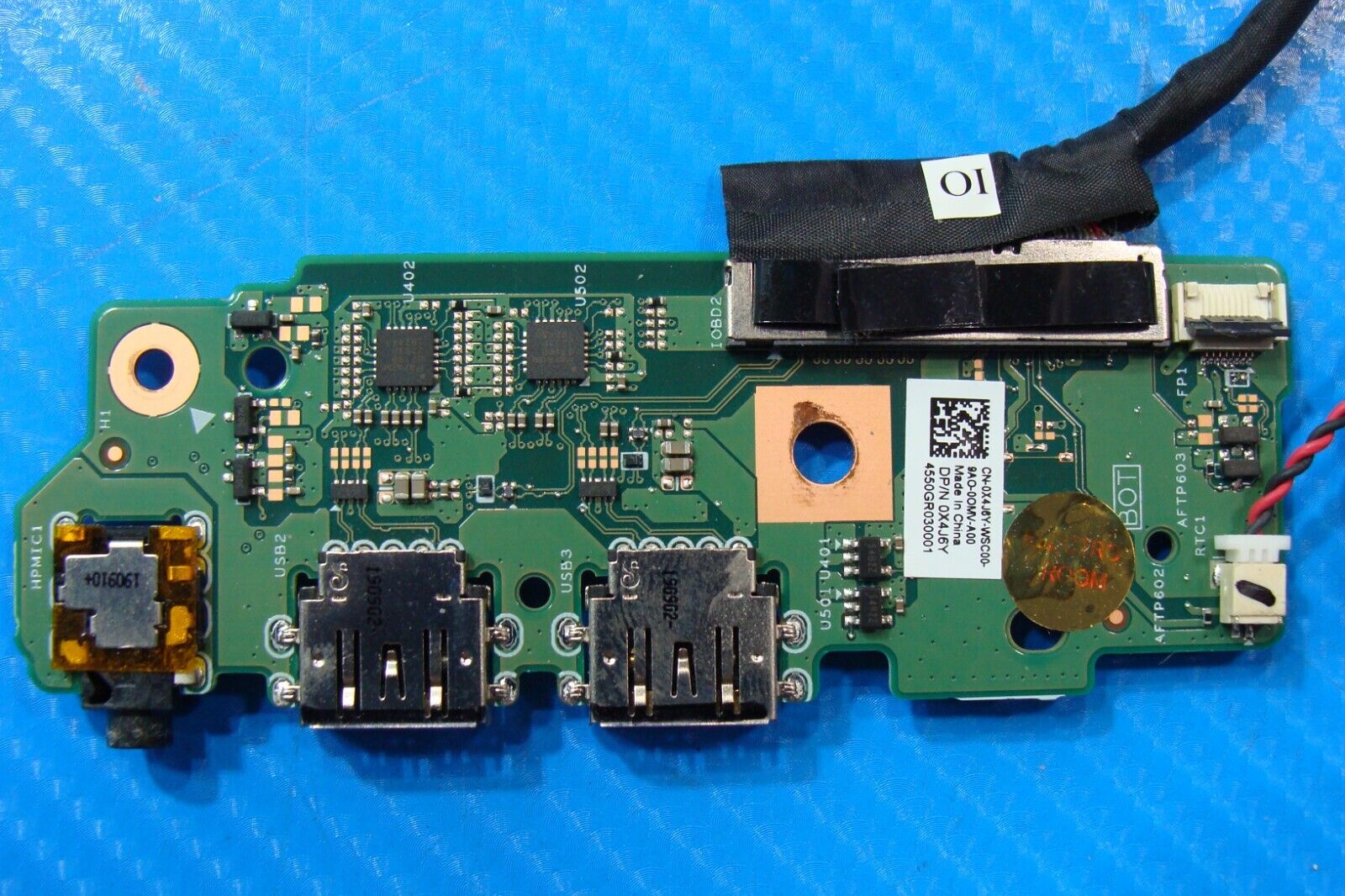 Dell Inspiron 15.6” 7591 2-in-1 OEM USB Audio Port Board w/Cable X4J6Y RTYC0