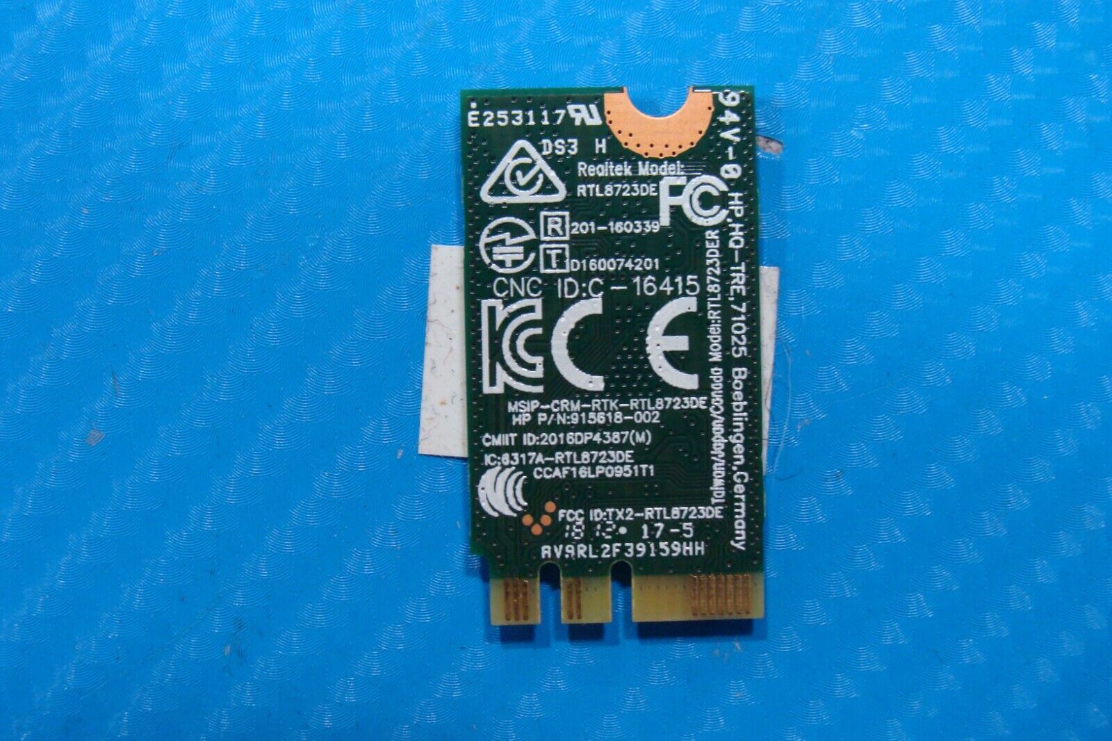 HP 15.5” 15-bs113dx Genuine Laptop WiFi Wireless Card RTL8723DE 927230-855