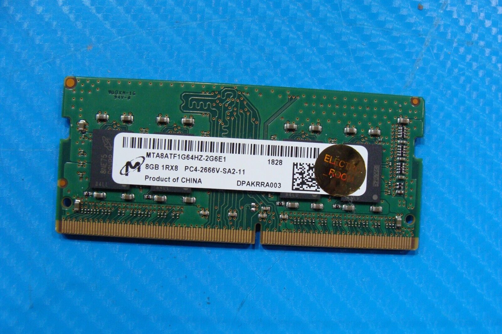 HP 17-ca0064cl Micron 8GB 1Rx8 PC4-2666V Memory RAM SO-DIMM MTA8ATF1G64HZ-2G6E1