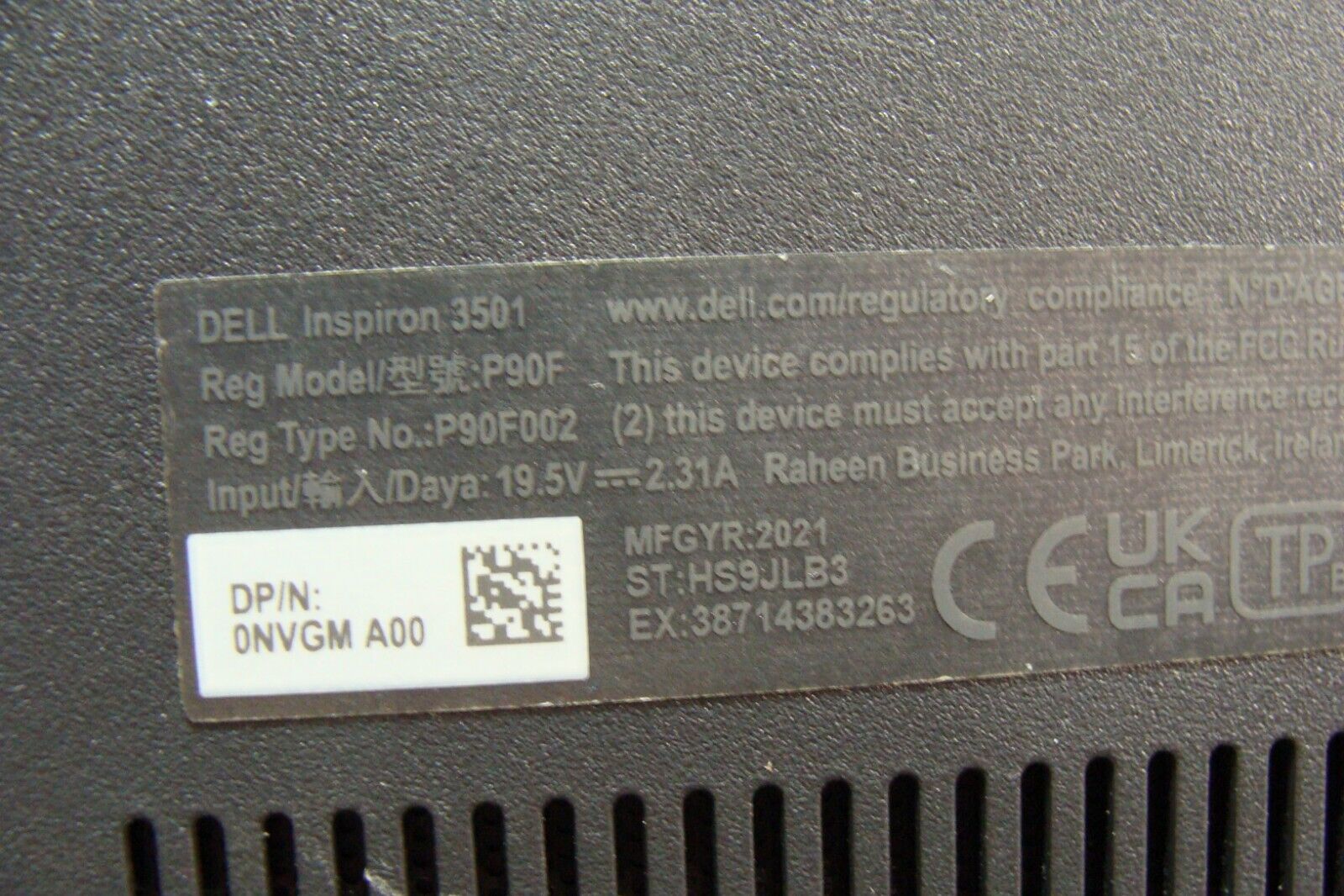 Dell Inspiron 3501 15.6